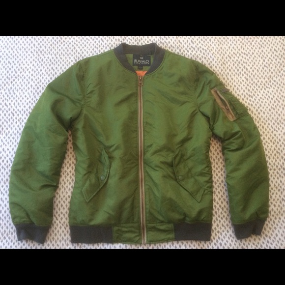 Mens David Bitton Bomber Jacket - Picture 2 of 4